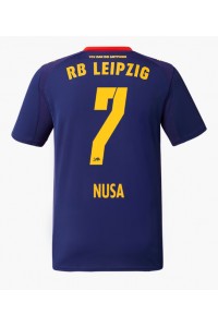 Fotbalové Dres RB Leipzig Antonio Nusa #7 Venkovní Oblečení 2025-26 Krátký Rukáv